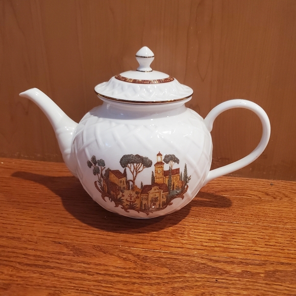 Lenox Mosaico D'italia Carved Teapot & Lid
